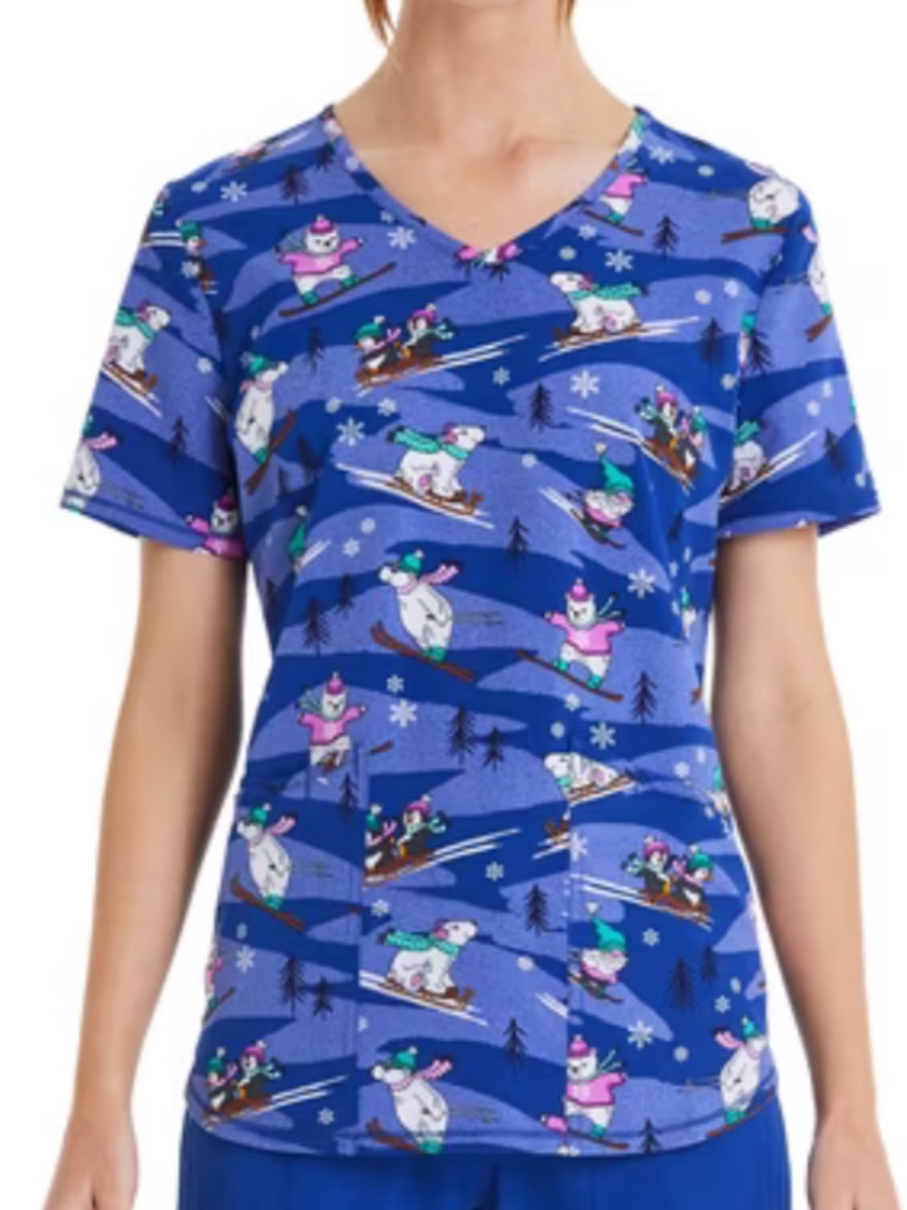 Scrubstar Women's Winter Chillin Scrub Top
